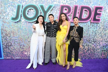 Sabrina Wu, Stephanie Hsu, Ashley Park, and Sherry Cola