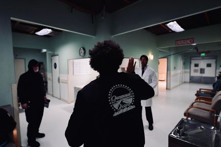 BTS on set!
