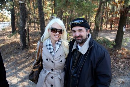 On the set of well planned chaos w Actress, Victoria Gates