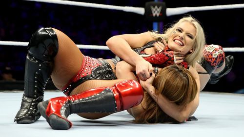 Masami Odate and Toni Rossall in WWE Evolution (2018)