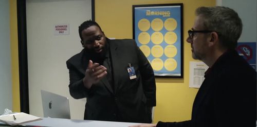 Steve Carell and Sean Alexander James in The Morning Show (2019)