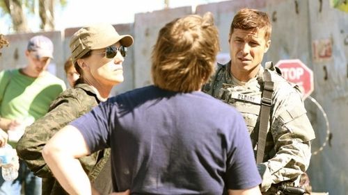 Mark Collier and Director Jennifer Kramer, The Sand Box (2016)