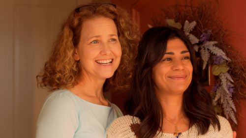 Molly Hagan and Parisa Fakhri in Boris and the Bomb (2019)