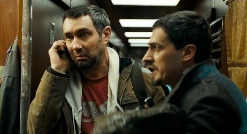 Konstantin Yushkevich and Pavel Savinkov in The Practice of Beauty (2011)
