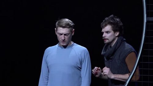 Jacob Erftemeijer and Petr Buchta in AI: Kdyz robot píse hru (2021)