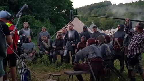 Behind the scenes- The King