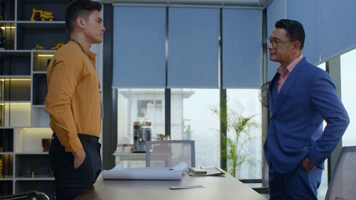 Cesar Montano and Marco Gumabao in Minsan pa nating hagkan ang nakaraan (2023)