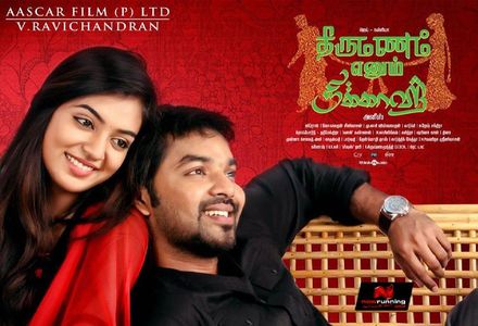 Jai and Nazriya Nazim in Thirumannam Ennum Nikkah (2014)