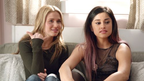 Rita Volk and Yvette Monreal in Faking It (2014)
