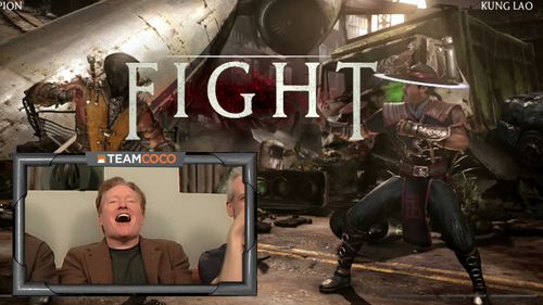 Conan O'Brien and Aaron Bleyaert in Conan (2010)