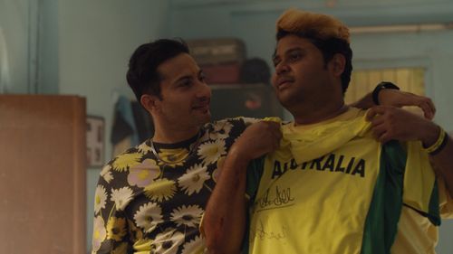 Kunal Pant and Badri Chavan in Sixer: Balle Baazi (2022)