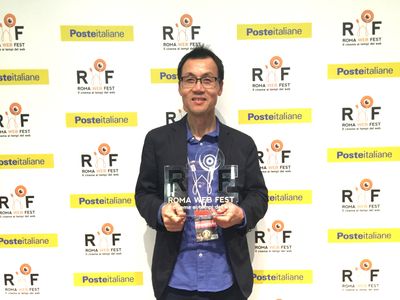 Young Man Kang, Web Series Doppelganger won Best Independent Production Foreign Series @ROMA Webfest 2016