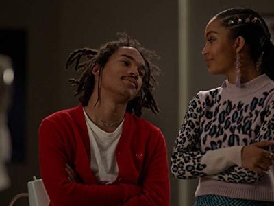 Yara Shahidi and Luka Sabbat in Grown-ish (2018)