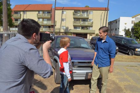 Directing on the set of Hide and Go Seek