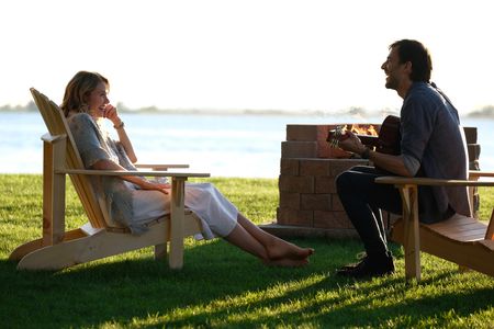 Tori Anderson and Kristopher Turner in You May Kiss the Bridesmaid (2021)