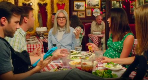 Alicia Silverstone, Diane Keaton, Katie Aselton, Tommy Dewey, and Cole Gleason in Book Club (2018)