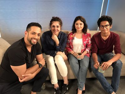 Meher Vij, Salil Acharya, Zaira Wasim, and Tirth Sharma