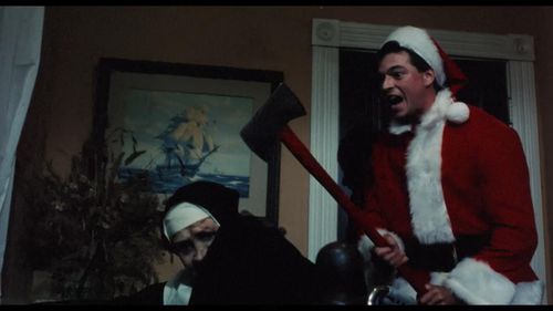 Eric Freeman and Jean Miller in Silent Night, Deadly Night Part 2 (1987)