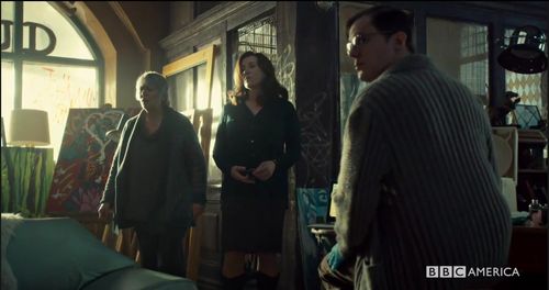 Maria Doyle Kennedy, Alison Steadman, and Josh Vokey in Orphan Black (2013)