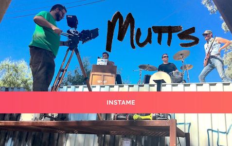 J.P. Riley shooting the official music video for Mutts' single, 