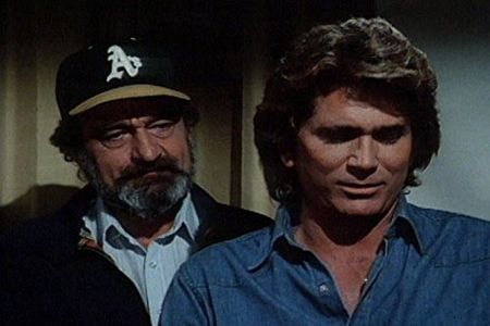 Michael Landon and Victor French in Highway to Heaven (1984)