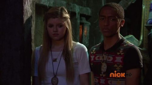 Ana Mulvoy Ten and Alex Sawyer in House of Anubis (2011)