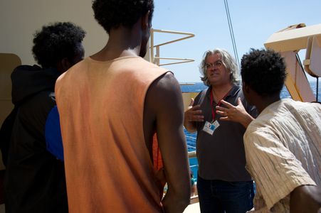 Paul Greengrass, Barkhad Abdirahman, and Mahat M. Ali in Captain Phillips (2013)