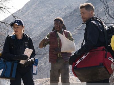 Rob Lowe, Moon Bloodgood, and Philip Smithey