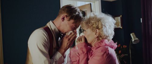 Miles Jovian and Mel Winning in The Haunted Hotel (2021)