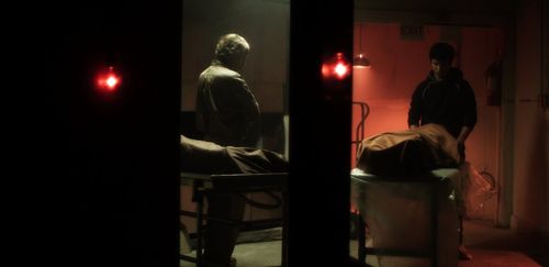 Brad Dourif and Jeremy Sumpter in Death and Cremation (2010)