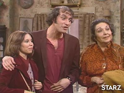 Alma Beltran, Gregory Sierra, and Migdia Skarsgård Chinea in Sanford and Son (1972)