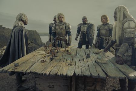 Wil Johnson, Steve Toussaint, Solly McLeod, and Theo Nate in House of the Dragon (2022)