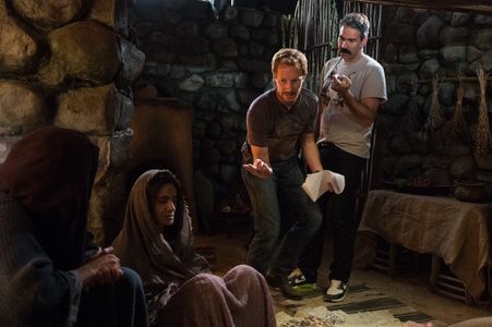 Andrew Hyatt and Gerardo Mateo Madrazo on the set of Full of Grace
