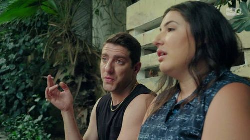 Moshe Ashkenazi and Shani Klein in Dumb (2016)