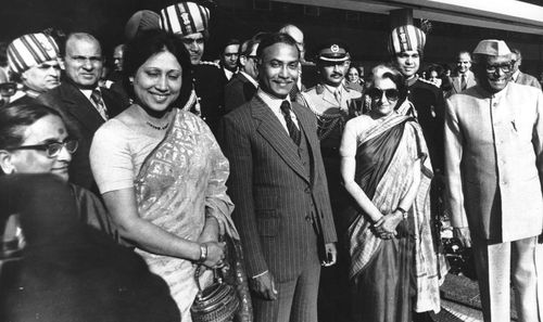 Indira Gandhi and Ziaur Rahman