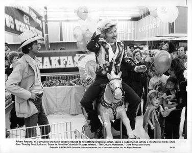 Robert Redford and Timothy Scott in The Electric Horseman (1979)