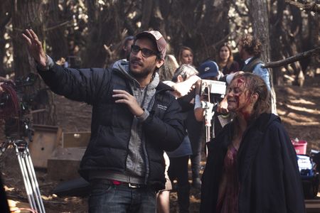 Fede Alvarez and Phoenix Connolly in Evil Dead (2013)