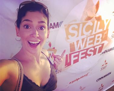 Awkwardly creator, Nikki Coble, at Sicily Web Fest
