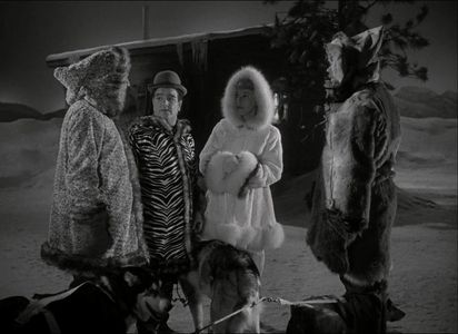 Bud Abbott, Lou Costello, Tom Ewell, and Mitzi Green in Lost in Alaska (1952)