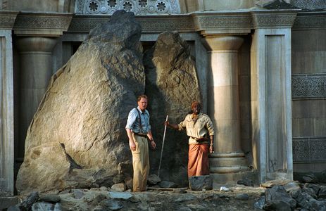 Stellan Skarsgård and Andrew French in Exorcist: The Beginning (2004)