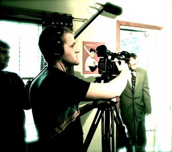 On the set of 