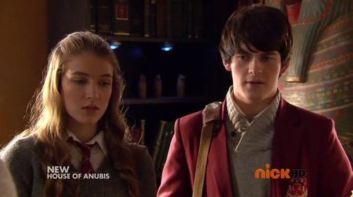Nathalia Ramos and Brad Kavanagh in House of Anubis (2011)