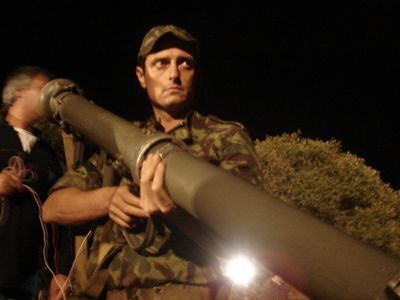 Adriano Carvalho as the capitain in 