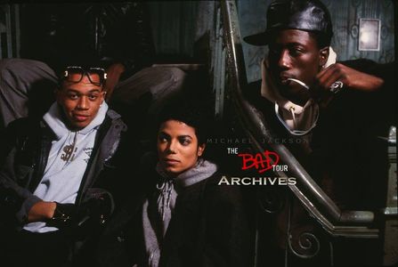 Michael Jackson's publicity tour for BAD, with Jaime Perry and Wesley Snipes.