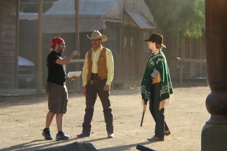 On the set of 