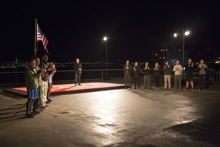 Cedric Ceballos, Phil Keoghan, Tim Janus, Joey Chestnut, Alexander Rossi, Conor Daly, Trevor Wadleigh, Chris Marchant, L
