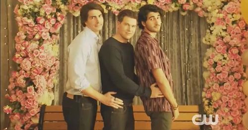 Brandon Routh, Shayan Sobhian, and Nick Zano in DC's Legends of Tomorrow (2016)