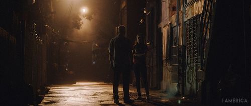 Rob Rownd and Bela Padilla in I America (2016)