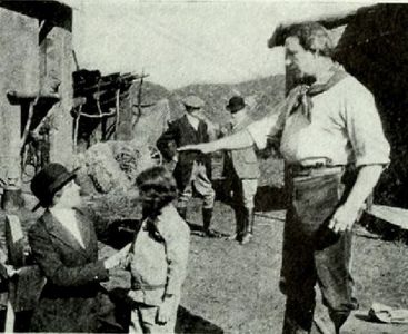 Dustin Farnum, Winifred Kingston, and Red Wing in The Squaw Man (1914)