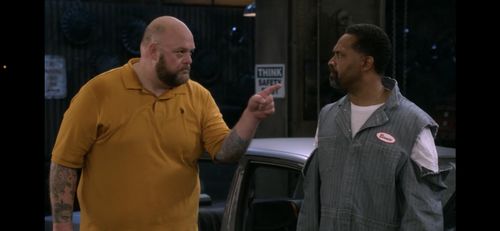 Mike Epps and Jon Ryckman in The Upshaws (2021)